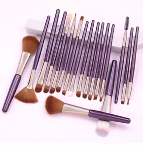 18 PCs Makeup Brush Set Blush Powder Foundation Brush Eye Shadow Brush Beauty To - Picture 1 of 11