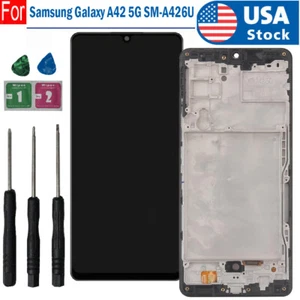 For Samsung Galaxy A42 5G A426U A426B LCD Touch Screen Digitizer Assembly +Frame - Picture 1 of 6