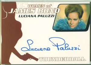 2003 Women of James Bond In Motion Luciana Paluzzi Autograph WA12 Thunderball - Picture 1 of 2