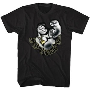 Popeye The Sailor Man Classic Cartoon Gangster I Yam What I Yam Men's T Shirt - Picture 1 of 3