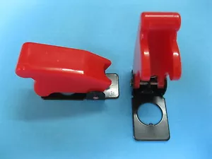 12 pcs Opaque Red Color Safety Flip Cover for Toggle Switch New - Bild 1 von 3