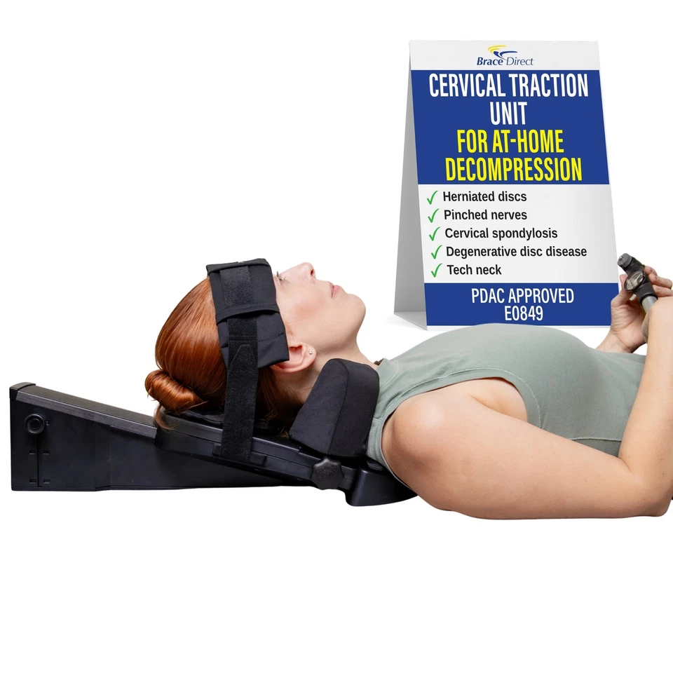 Brace Direct Cervical Traction Unit - Professional Grade Neck Care - Image 1 of 4
