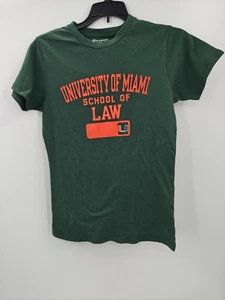 Camiseta de la Facultad de Derecho de la Universidad de Miami para mujer pequeña camiseta de campeona universitaria de la NCAA - Imagen 1 de 13