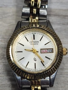 Women's Citizen Quartz Classic Day-date Stainless Steel Watch. Working Clean - Picture 1 of 8