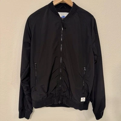 Chaqueta de bombardero Penfield vintage para hombre mediana negra con cremallera Foto 1 de 4