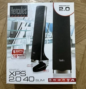 Hercules XPS 2.0 40 Slim Enceinte 2.0 Noir - Photo 1/2