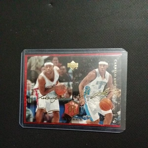 Gold Signatures 2004 Upper Deck Rivals #30 Lebron James Carmelo Anthony  - Imagen 1 de 1