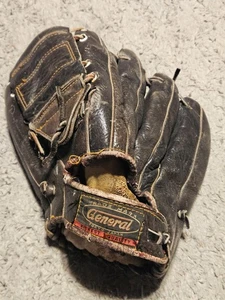 VINTAGE PROFESSIONELLES MODELL HOCHWERTIGES RINDSLEDER LHT BASEBALL HANDSCHUH - Bild 1 von 13