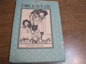 FOLKWEAR PATTERNS FROM THE PAST ENGLISH SMOCK 221 ADULT CHILDREN UNCUT - Picture 1 of 2