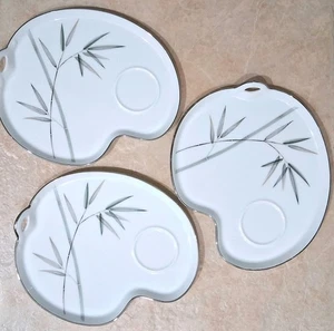3 NORITAKE SNACKTELLER mit Teetassenhalter - Ersatz BAMBINA 5791 - ohne Tasse - Platin - Bild 1 von 10
