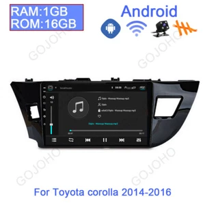 10.1'' Car Stereo Radio For Toyota Corolla 2014-2016 Android13 GPS Navi Wifi BT - Foto 1 di 16