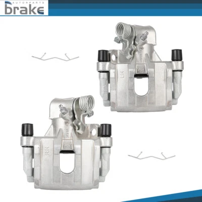 2Pcs Rear Disc Brake Calipers w/Bracket For 2004-2009 Mazda 3 2009 Mazda 3 Sport - Image 1 of 4