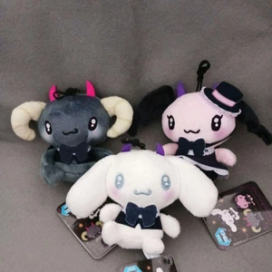 Sanrio Lloromannic Cinnamoroll Diablos Neogóticos Mascota Peluche Muñeco Set de 3 NUEVO - Imagen 1 de 3