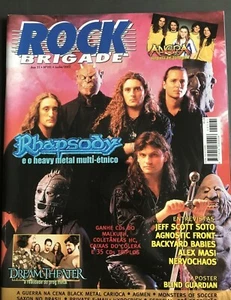 Rock Brigade #191-RHAPSODY-ANGRA-DREAM THEATER-BLIND GUARDIAN POSTER - Picture 1 of 3