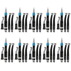 Estilo Dental NSK 4 Agujero Alta y Baja Velocidad Kit de Pieza de Mano Black NEW - Picture 1 of 13