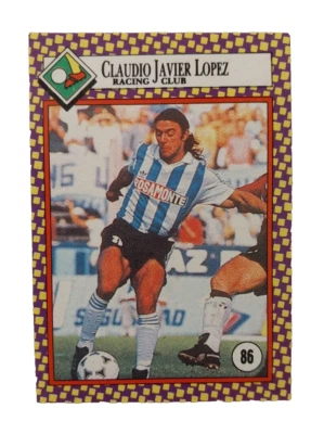 Cromy Futbol Mania Argentina 1993 Claudio Javier López Rookie Sticker Racing   Foto 1 de 4