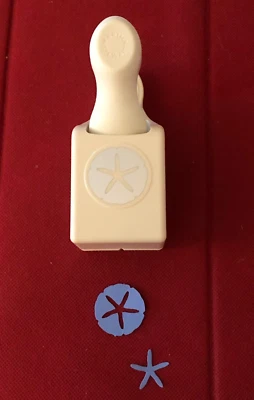 Martha Stewart Mediano DÓLAR DE ARENA Y ESTRELLAS DE MAR Doble Artesanía Punzón Playa Conchas Foto 1 de 2