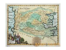 Greece Macedonia Thessaly old map Macedoniae Cluver 1697