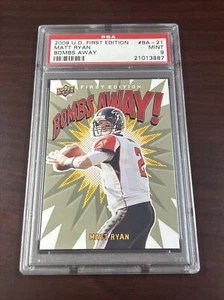 2009 Upper Deck First Edition Bombs Away Matt Ryan #BA-21 PSA 9 Mint - Picture 1 of 2