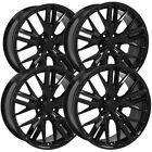 (Set of 4) OE Wheels CV25 20x8.5 5x120 +35mm Gloss Black Wheels Rims 20" Inch