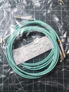 OM4 Fibre Optic Cable LC-LC Multi-Mode Network Lead UPC 50/125µm Duplex 2x3m - Picture 1 of 4