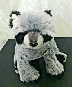 GANZ Webkinz Raccoon HL07701 Nose to Tail 12" Super Soft and Cuddly - Picture 1 of 6