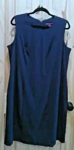 Black Sheath Dress Sleeveless Women's Size 16 - Picture 1 of 9