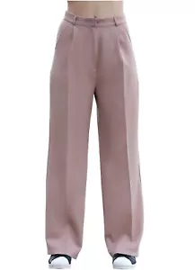 Restposten Ausverkauf Marlene-Hose Damen Palazzo Hose hoher Bund weite Beine - Bild 1 von 16