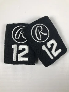 Set of Two New York Mets Roberto Alomar Game Issued Wristbands - Picture 1 of 2