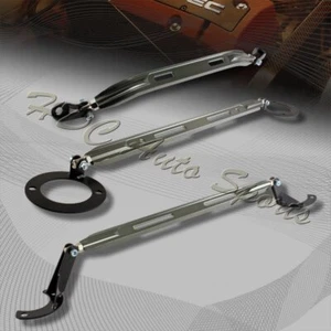 For 1992-2001 Honda Prelude Upper Front+Rear+Lower GUN Aluminum Strut Bar 3-pcs - Picture 1 of 11