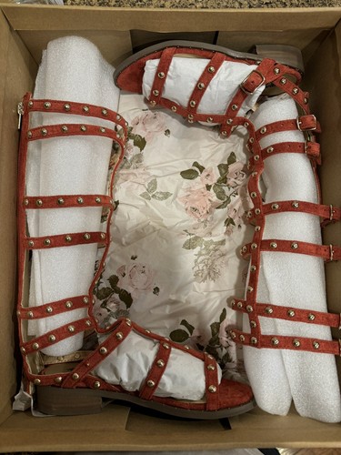 JoyFolia Celine Gladiatore con borchie Mesa Rose Y1 Ragazze