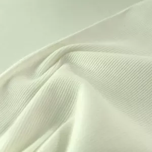 4m Bündchenstoff Strickbündchen Ärmelbündchen Taillenbündchen Meterware Creme - Bild 1 von 1