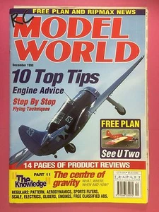 RC Modelo World - Radio Controlado Avión, Diciembre 1998 - Gratis Plan Ver U Dos - Imagen 1 de 3