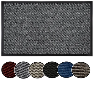 Door Entrance Mat Heavy Duty Non Slip Dirt Trapper Rubber Outdoor Barrier Mats - Picture 1 of 49