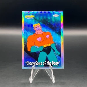 2025 Topps Chrome Bob Esponja #190 Campeones del refractor profundo - Imagen 1 de 2