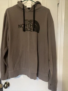 ($60.00) Large Mens North Face Brown And Black Drawstring Hoodie - Picture 1 of 5