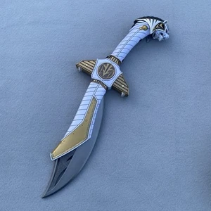 Mighty Morphin Power Rangers Legacy Saba Talking Tiger Saber Sword White Ranger - Imagen 1 de 17