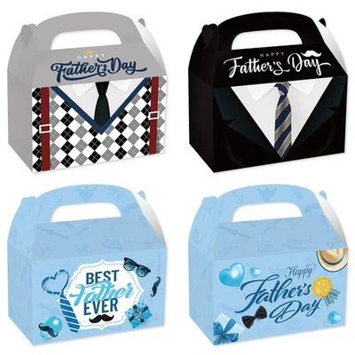 12 cajas de regalo del día del padre para papá feliz día del padre caramelo envoltura de regalo para mí... Foto 1 de 4