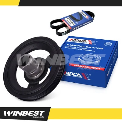 Cinturón serpentino equilibrador armónico para Chevrolet Cobalt HHR Pontiac G5 Saturn L4 Foto 1 de 4