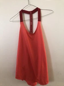 NIKE Ladies Orange Singlet Workout. Size L - Picture 1 of 7