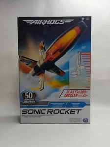 Air Hogs Sonic Rocket 200ft High Flying Motorized 3 Power Modes Spin Master - Picture 1 of 5