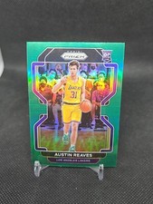 2021-22 Panini Prizm Green Prizm RC-AUSTIN REAVES Rookie Card #165-LAKERS