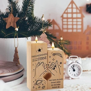 Beste Freundin Geburtstagsgeschenk Für Frauen Kerzenhalter mit Druck Geschenke - Bild 1 von 7