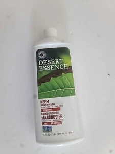 Enjuague bucal Desert Essence natural neem menta 16 OZ - Imagen 1 de 2
