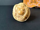 Old Chinese Carved Buddha in Tagua Nut …beautiful collection piece