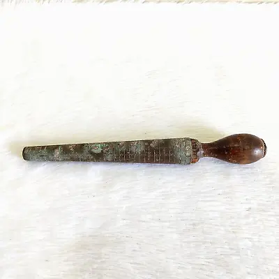 19c Vintage Original Brass Ring Sizer Goldsmith Tool Old Collectible Tool71 • 498.21$
