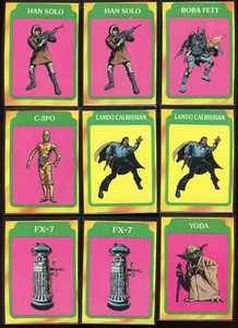 Star Wars 1980 Topps Empire Strikes Back Character Cards Qty of 15 - Picture 1 of 4