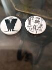The Beat And Madness And Stiff Records  Mod Ska Badges X 3 Old Vintage 1980S Badges