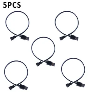 5Pcs USB To 3Pin Computer Fan Adapter 5V-12V Cable Connector 3pin Fan To USB - Picture 1 of 7