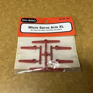 Du-Bro (934) Micro Servo Arm XL (nuovo con scatola) - Foto 1 di 1